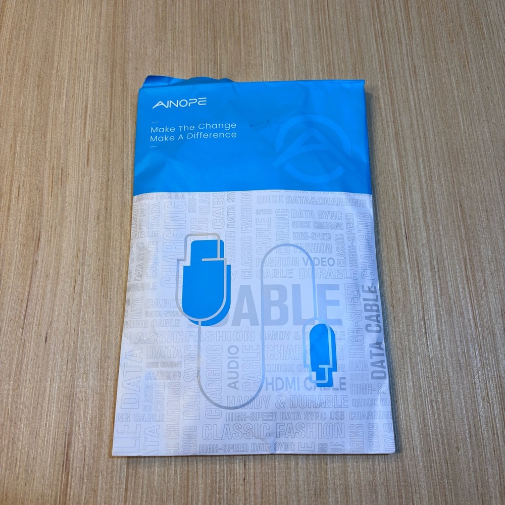 Ainope C to C Braided Elbow Cable
